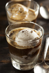 Homemade Affogato with Ice Cream