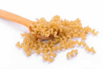 Vermicelli in wooden spoon