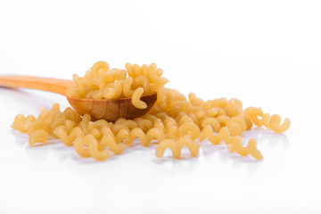 Vermicelli in wooden spoon