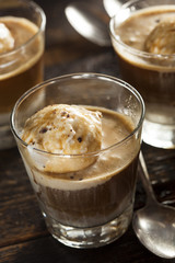 Homemade Affogato with Ice Cream