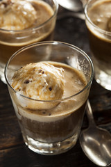 Homemade Affogato with Ice Cream