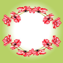 Flower abstract background for your design with space for text.