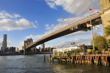 Naklejka premium Ponte di Brooklyn