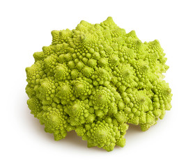 romanesco cabbage isolated