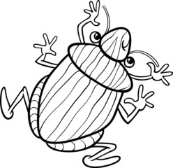 shield bug insect coloring page