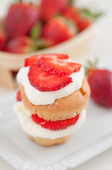 Erdbeer Shortcake Cupcakes