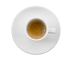Cup of espresso coffee.