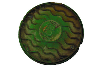 Cast iron cover for a well