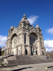 Fototapeta na wymiar Eglise du Sacré-Cœur de Jésus Santa Luzia, Viana do Castelo