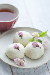 吉野饅頭　桜