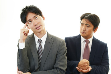 苦悩するビジネスマン