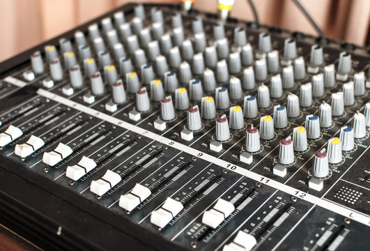 equipment for sound mixer control
