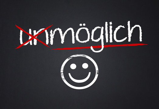 unm&ouml;glich / m&ouml;glich