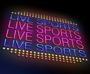 Obraz premium Live sports concept.