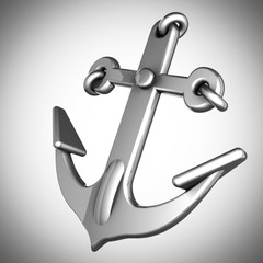 metallic anchor