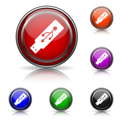 Usb flash drive icon