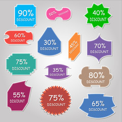 Discount labels