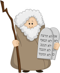 Moses Holding The Ten Commandments - 63052667