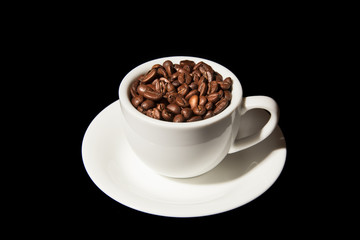 A cup of coffee beans / コーヒー