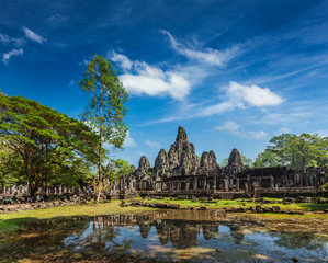 Fototapeta na wymiar Bayon temple, Angkor Thom, Cambodia