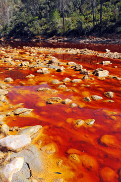 Contaminated water, Rio Tinto Mines, Huelva
