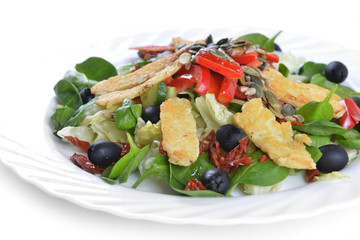 Fresh spinach salad