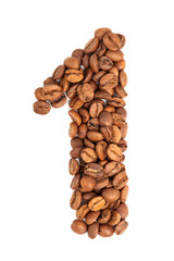 Number from coffee beans