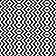 Black and white pattern. Vector ornament.