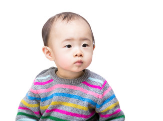 Asian baby boy portrait
