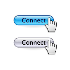 Buttons with cursor hand. Connect button.