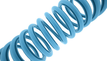 Blue spiral concept