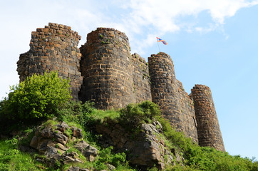 Fototapeta premium Amberd fortress ruins in Armenia