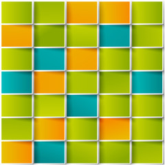 Vector color squares. Abstract background