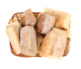 Composition with bread