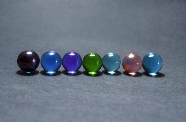 Glass marble balls