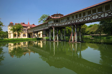 Fototapeta na wymiar Sanam Chan Palace of Thailand, Nakhon pathom, Thailand
