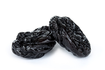 Close up of pitted prunes