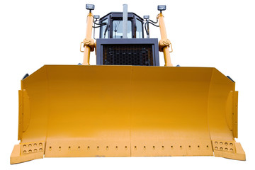 The modern yellow bulldozer © kosanperm