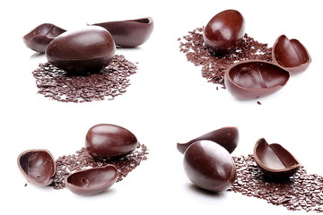 Fototapeta Uova d cioccolato fondente obraz