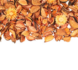 Dried medley potpourri leaves