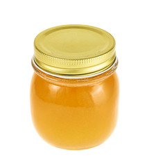 Closed honey jar