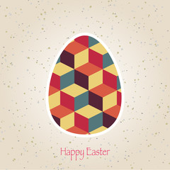 easter eggs retro pattern
