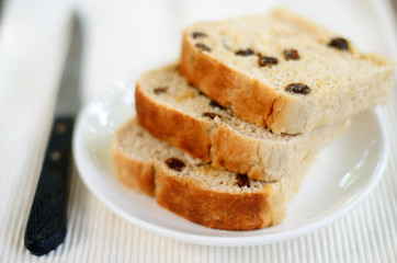 Raisin bread, Homemade bakery