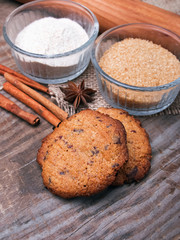 Homemade wholegrain cookies