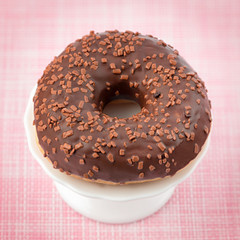 Fresh donuts on the table