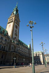 Naklejka premium Hamburger Rathaus