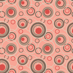 Seamless pattern with circles