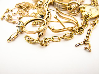 bijou bague or