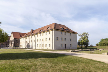 Obraz premium Petersberg Citadel in Erfurt is one of the biggest still existin