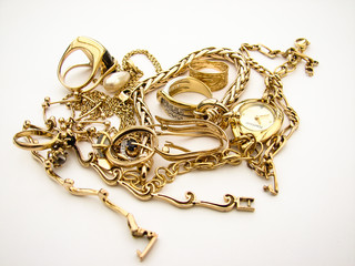 bijou bague or
